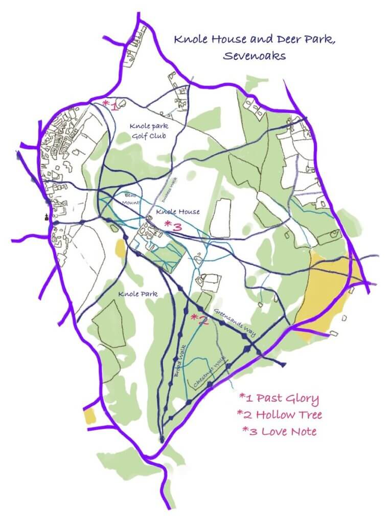 Map Of Knole Park Trees